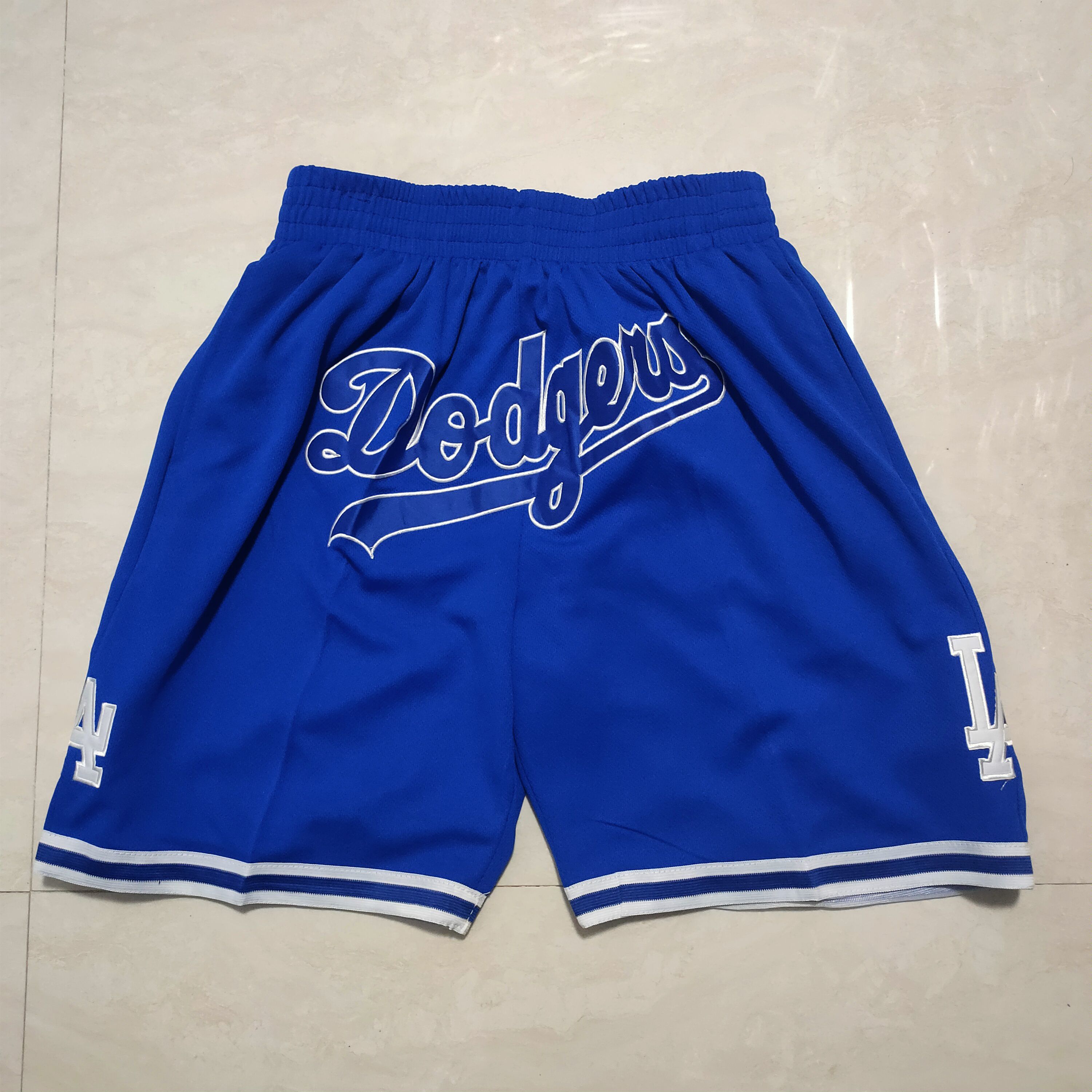 Men MLB Los Angeles Dodgers Blue Shorts 1->chicago cubs->MLB Jersey